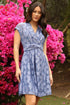 Poppy Dress- Blue Lace